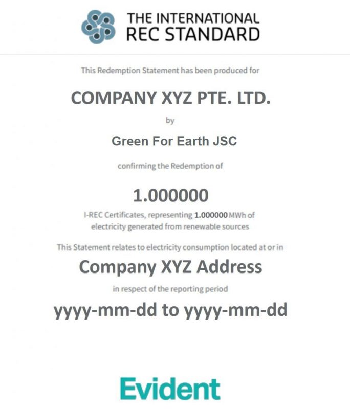 Công Ty Cổ Phần Green For Earth